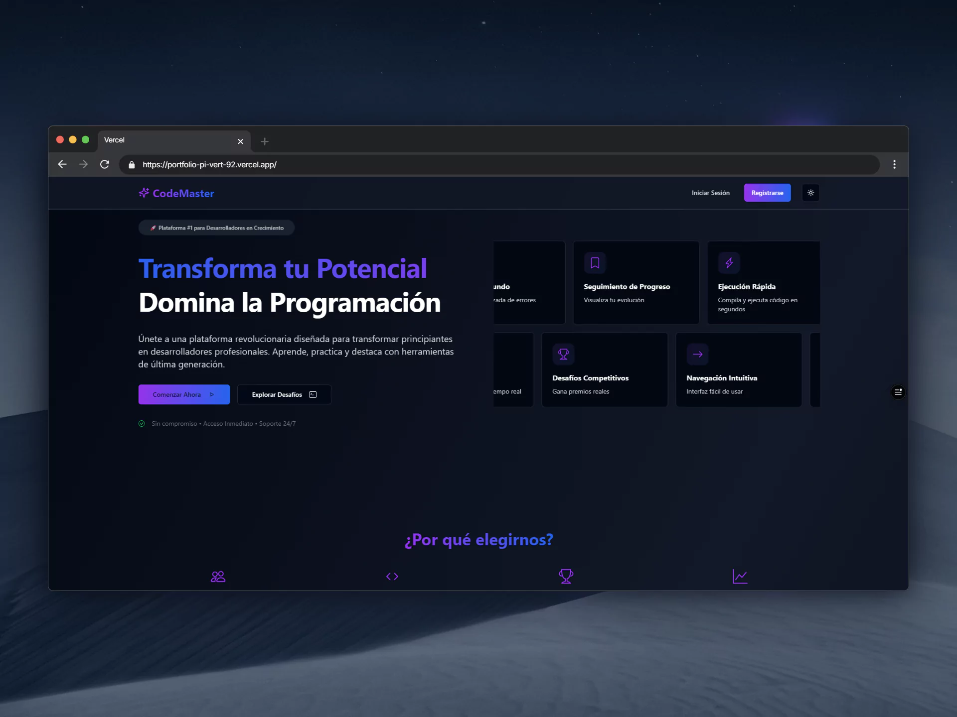 Code Master - Interactive Learning Platform